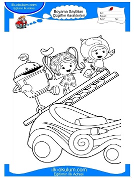 Çocuklar İçin Umizoomi Boyama Sayfaları 